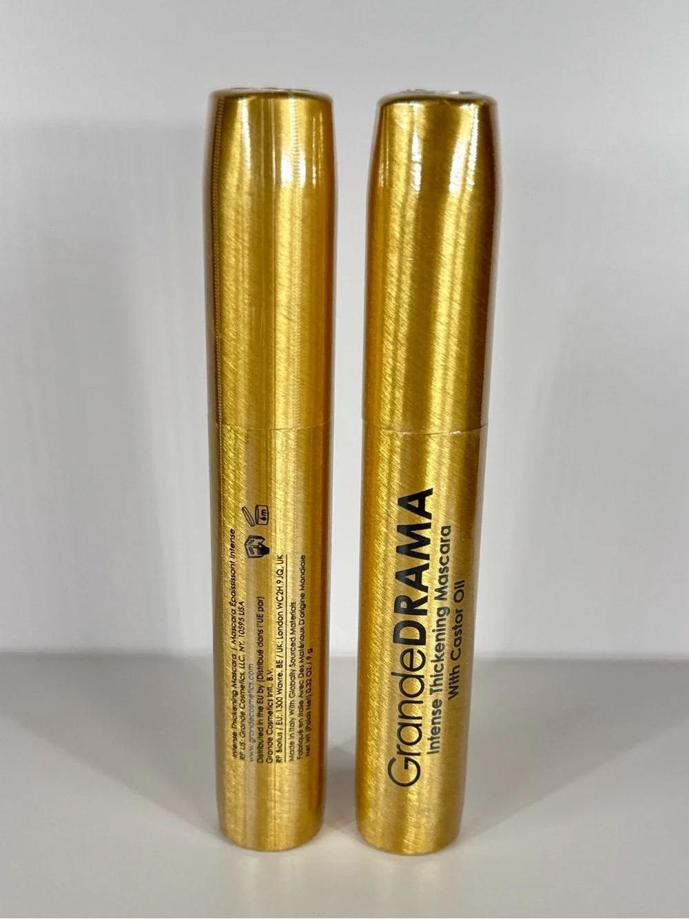 GrandeDRAMA Black Intense Thickening Mascara | Set of 2 | NEW